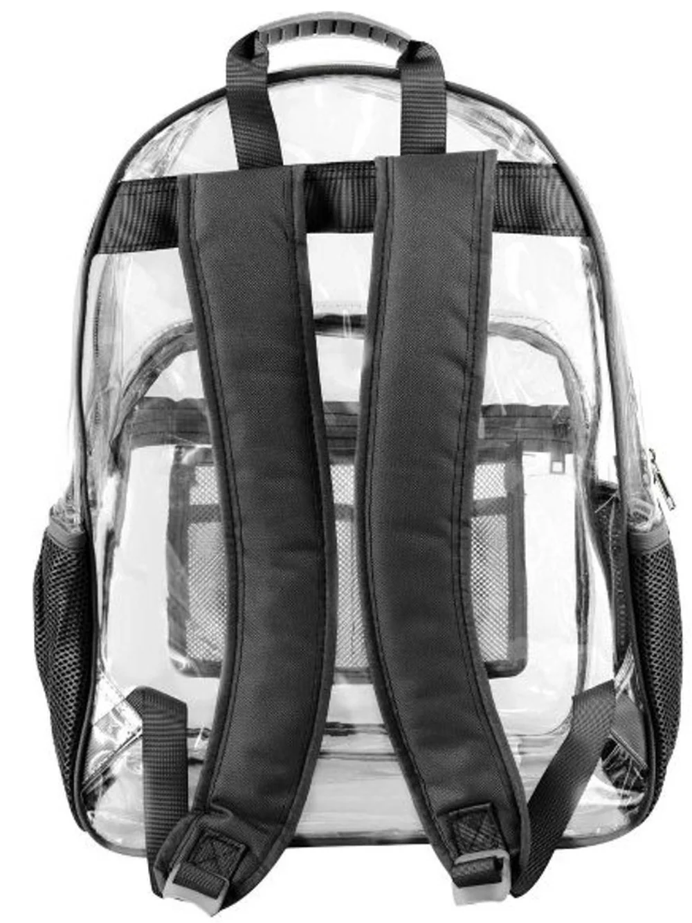 Summit Ridge Clear PVC Backpack with Black Trim